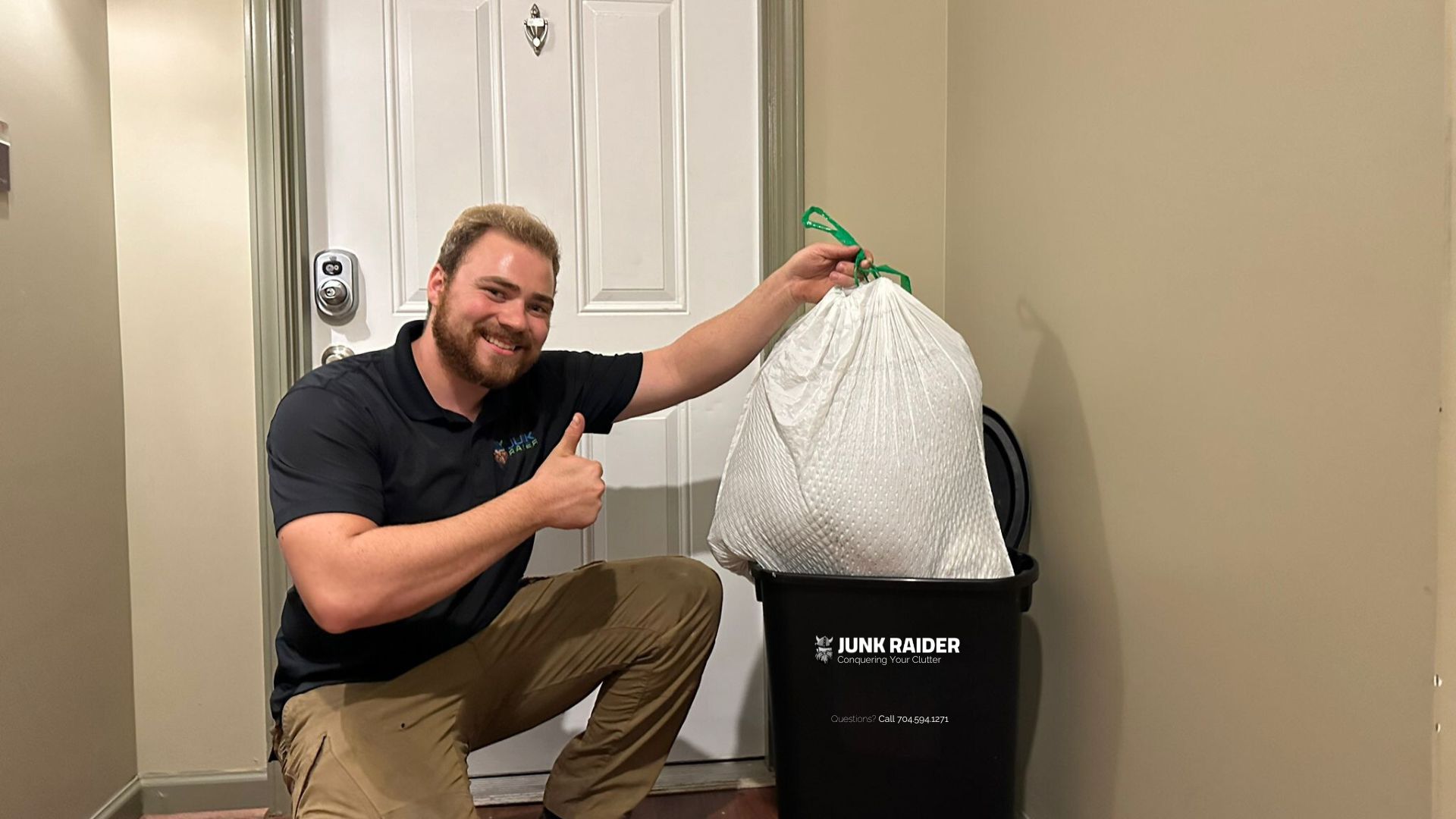 Valet trash and recurring junk removal services in Charlotte and Lake Norman NC