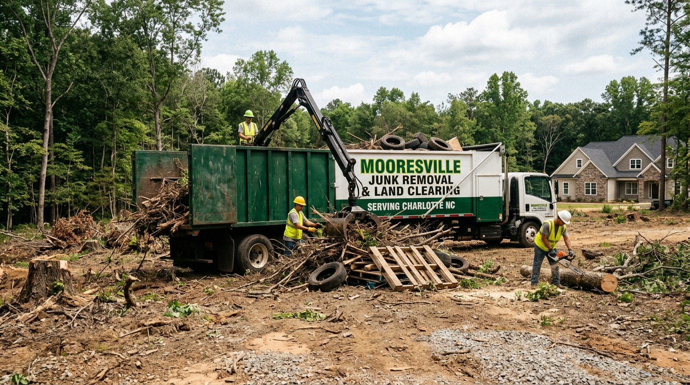 Professional Land Clearing in Mooresville, NC — From Overgrown to Opportunity - junk removal Charlotte NC