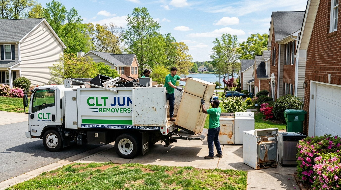 Spring Appliance Replacement? How to Remove and Dispose of Old Appliances Safely (Lake Norman & Charlotte Area) - junk removal Charlotte NC